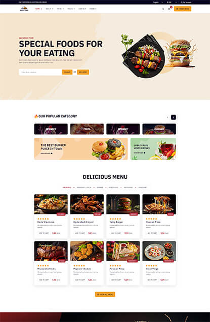 langing page