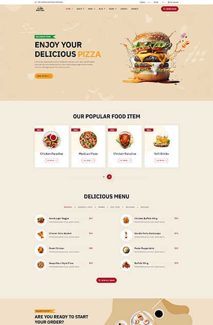 langing page