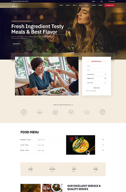 langing page